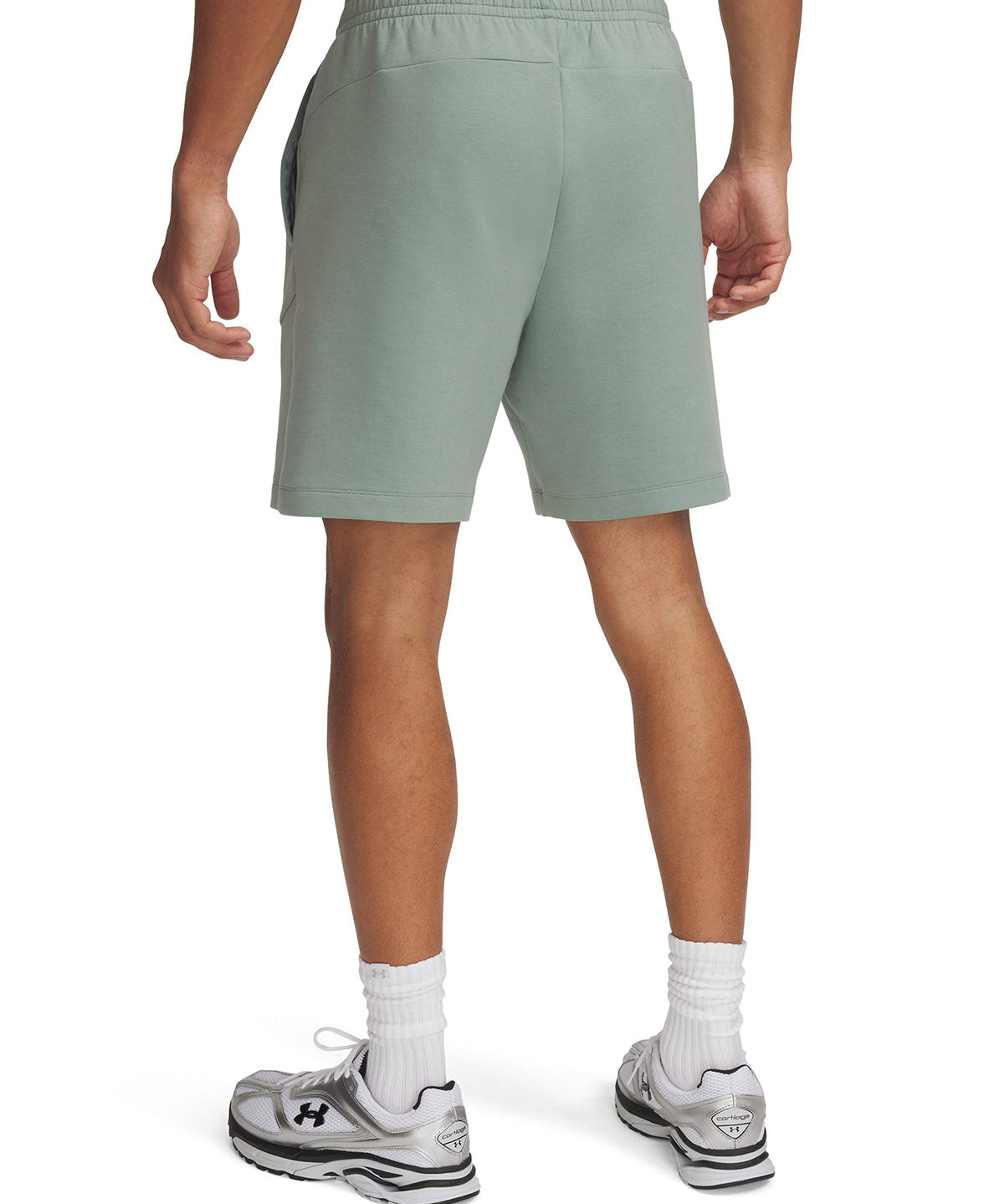 Shorts Under Armour Unstoppable Fleece verde para hombre