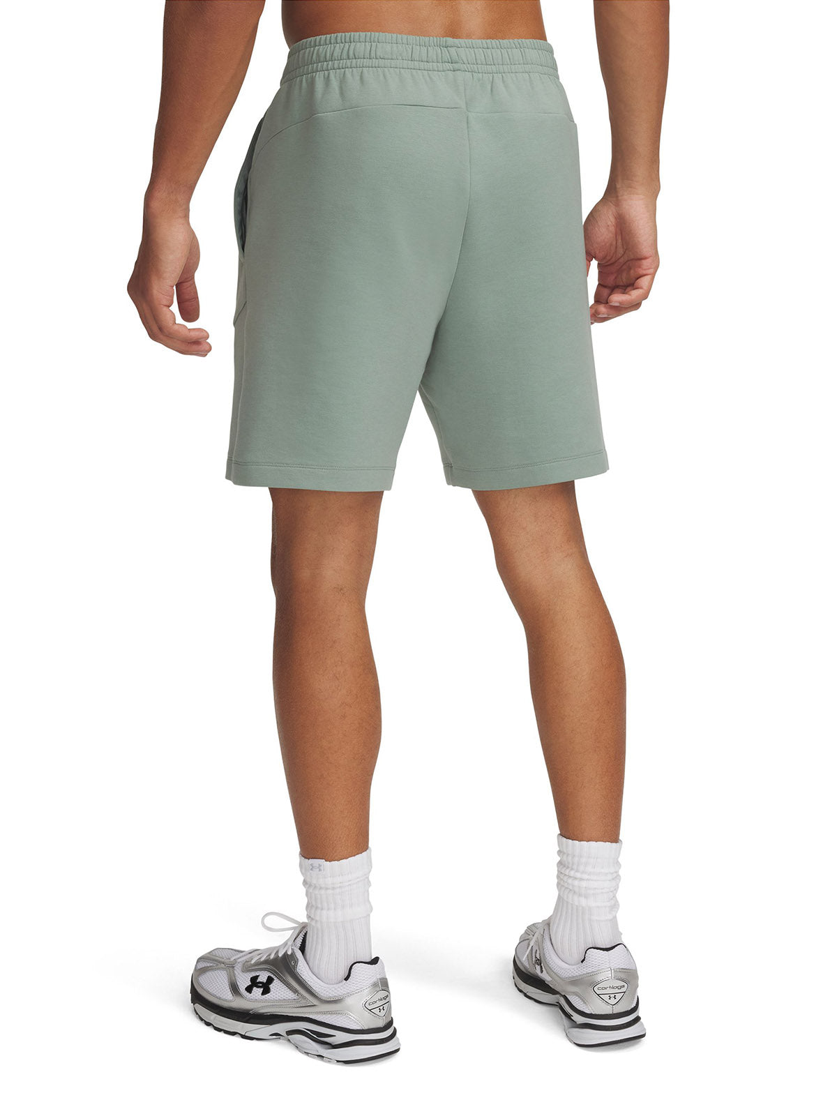 Shorts Under Armour Unstoppable Fleece verde para hombre