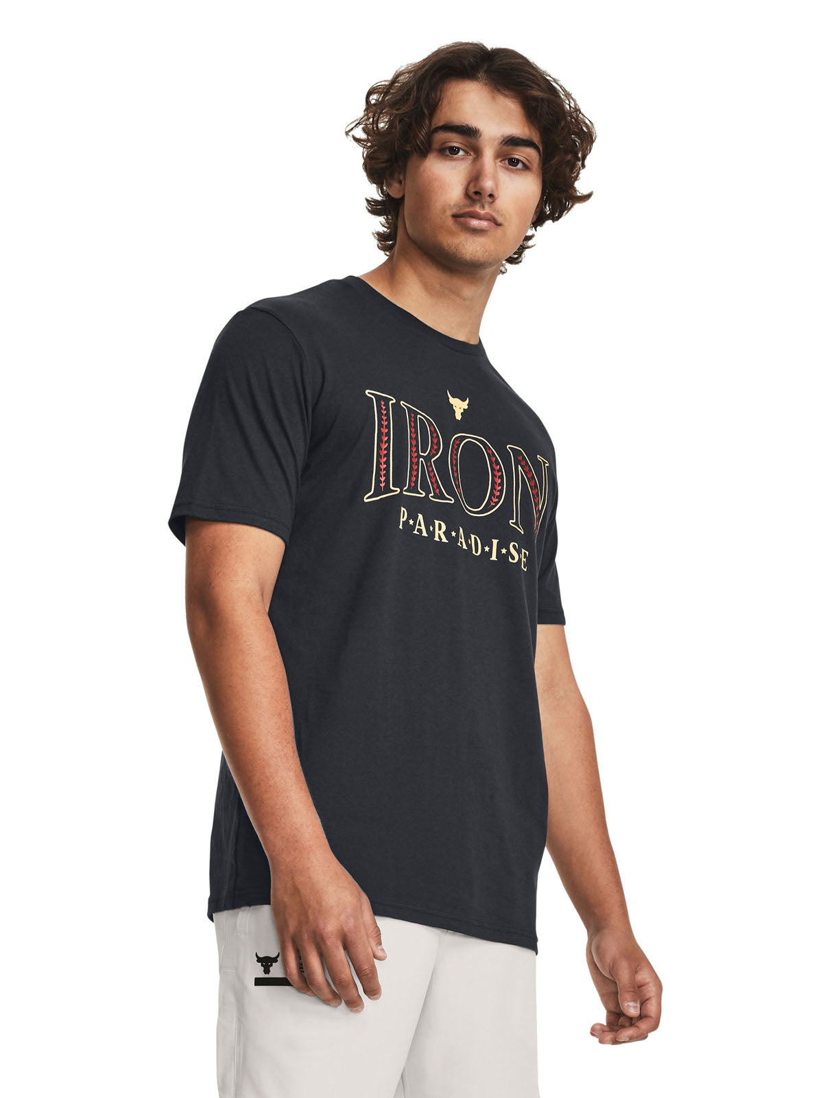 Polera manga corta Project Rock Paradise para hombre Under Armour
