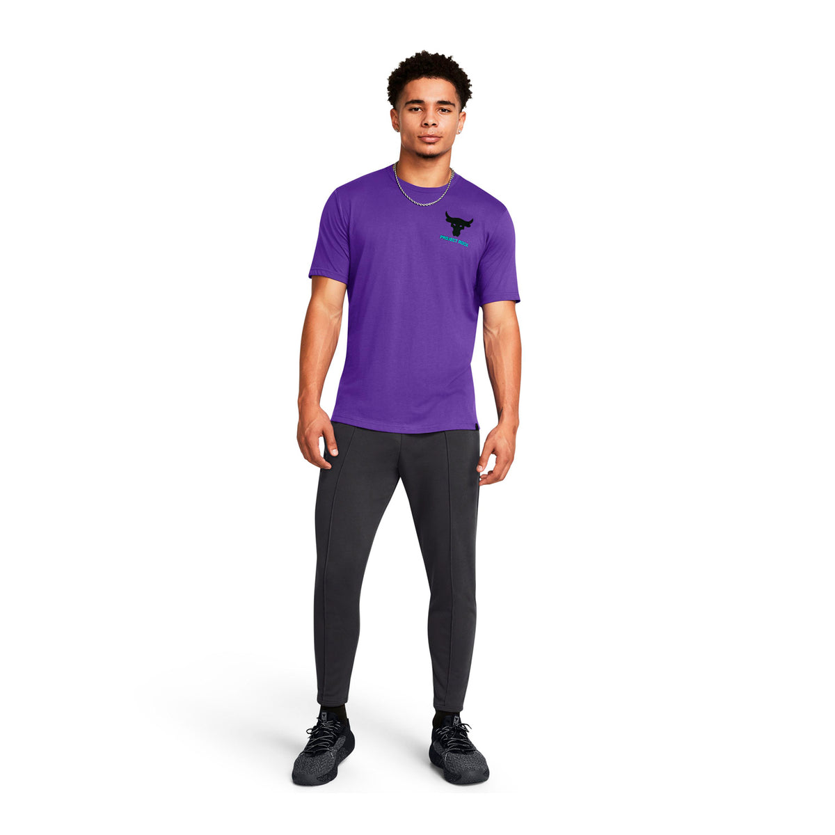 Polera manga corta Project Rock LC Brahma para hombre Under Armour