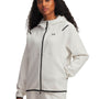 Polerón Lifestyle para mujer Unstoppable Fleece Full-Zip blanco Under Armour