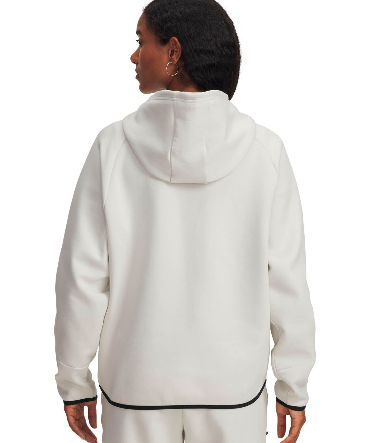 Polerón Lifestyle para mujer Unstoppable Fleece Full-Zip blanco Under Armour