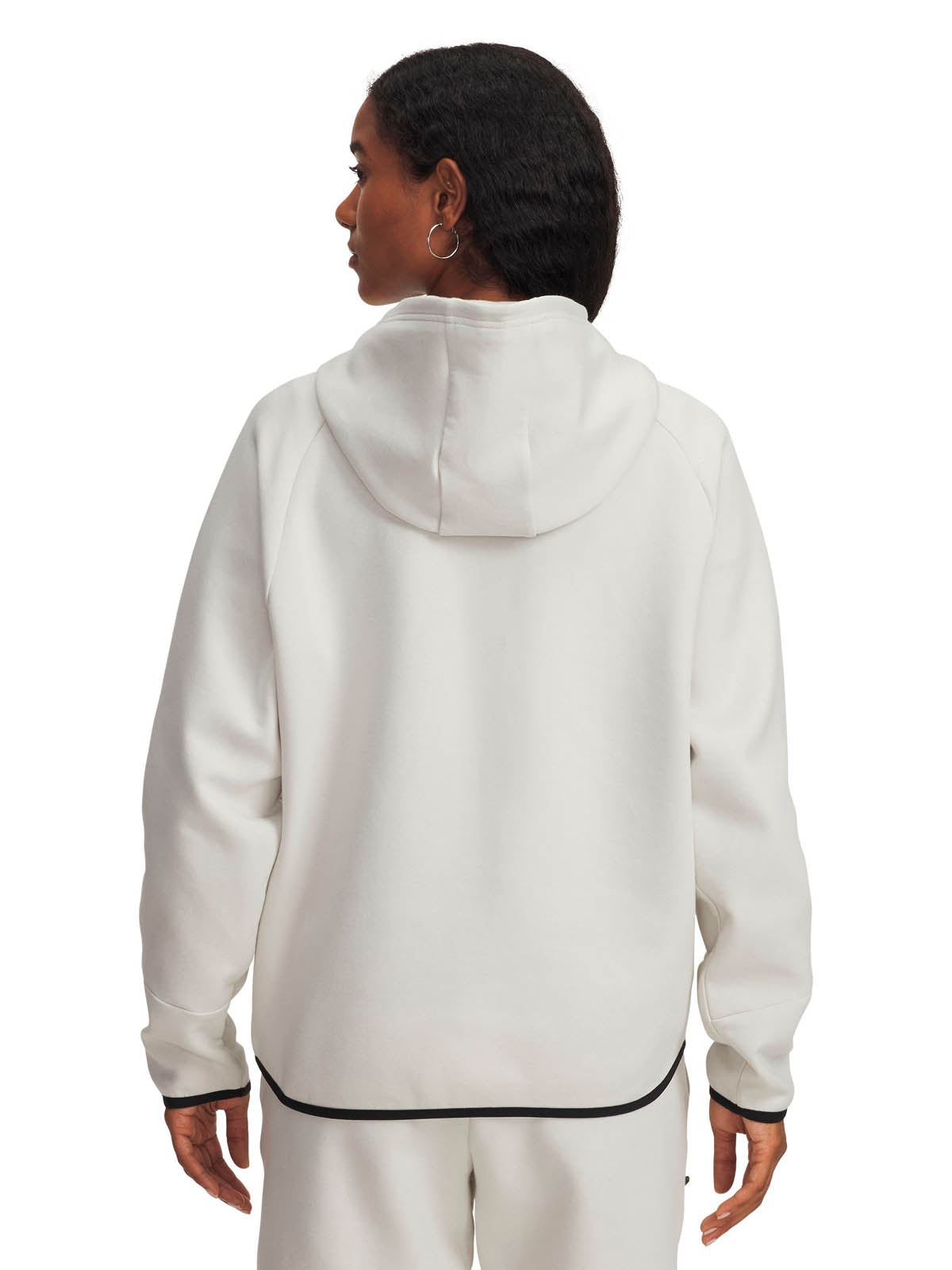 Polerón Lifestyle para mujer Unstoppable Fleece Full-Zip blanco Under Armour