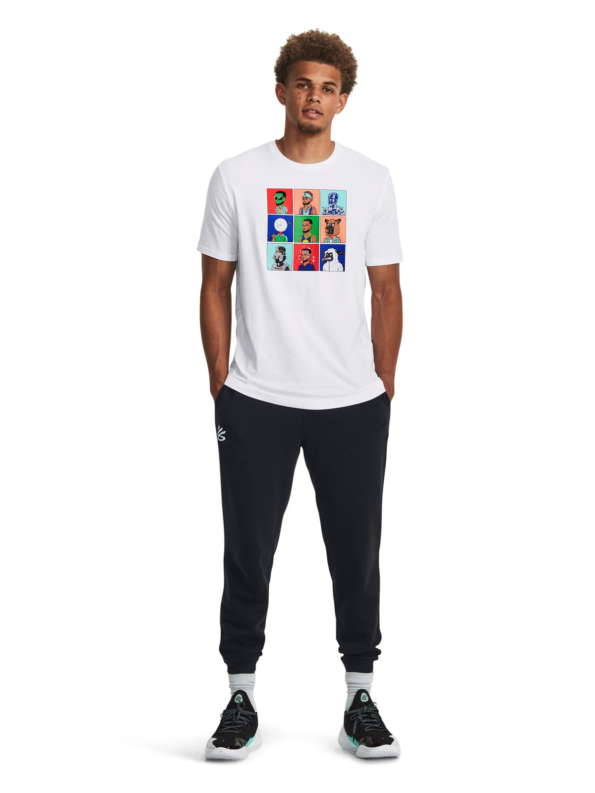 Polera manga corta Curry NFT para hombre Under Armour