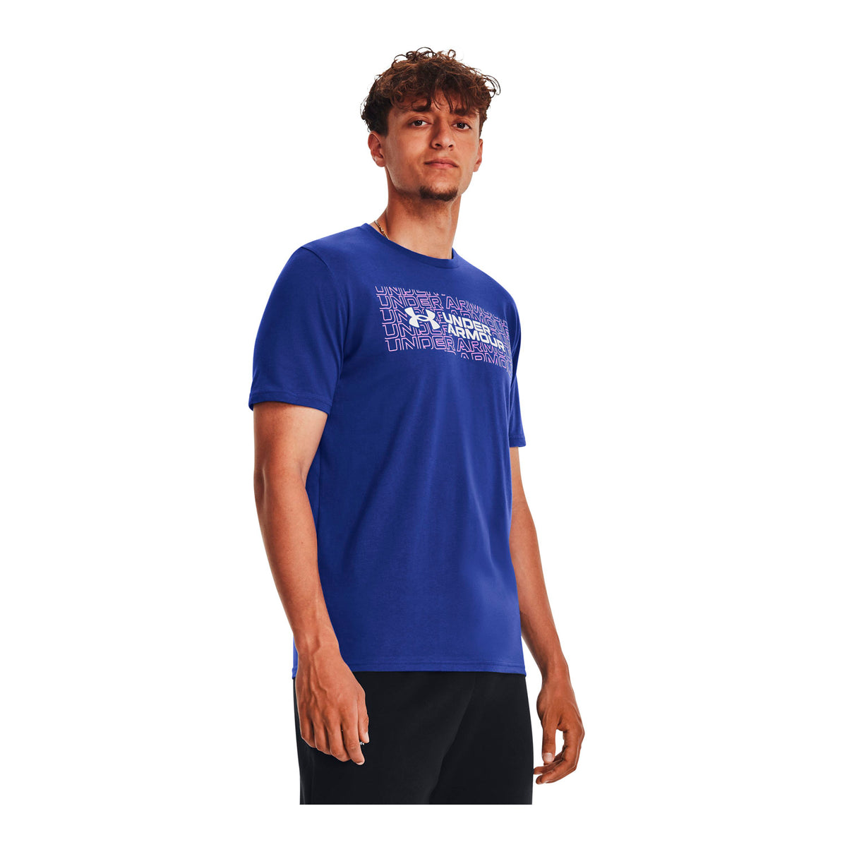 Polera manga corta Wordmark para hombre Under Armour