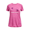 Polera manga corta Big Logo UA Tech¿ Twist para niña