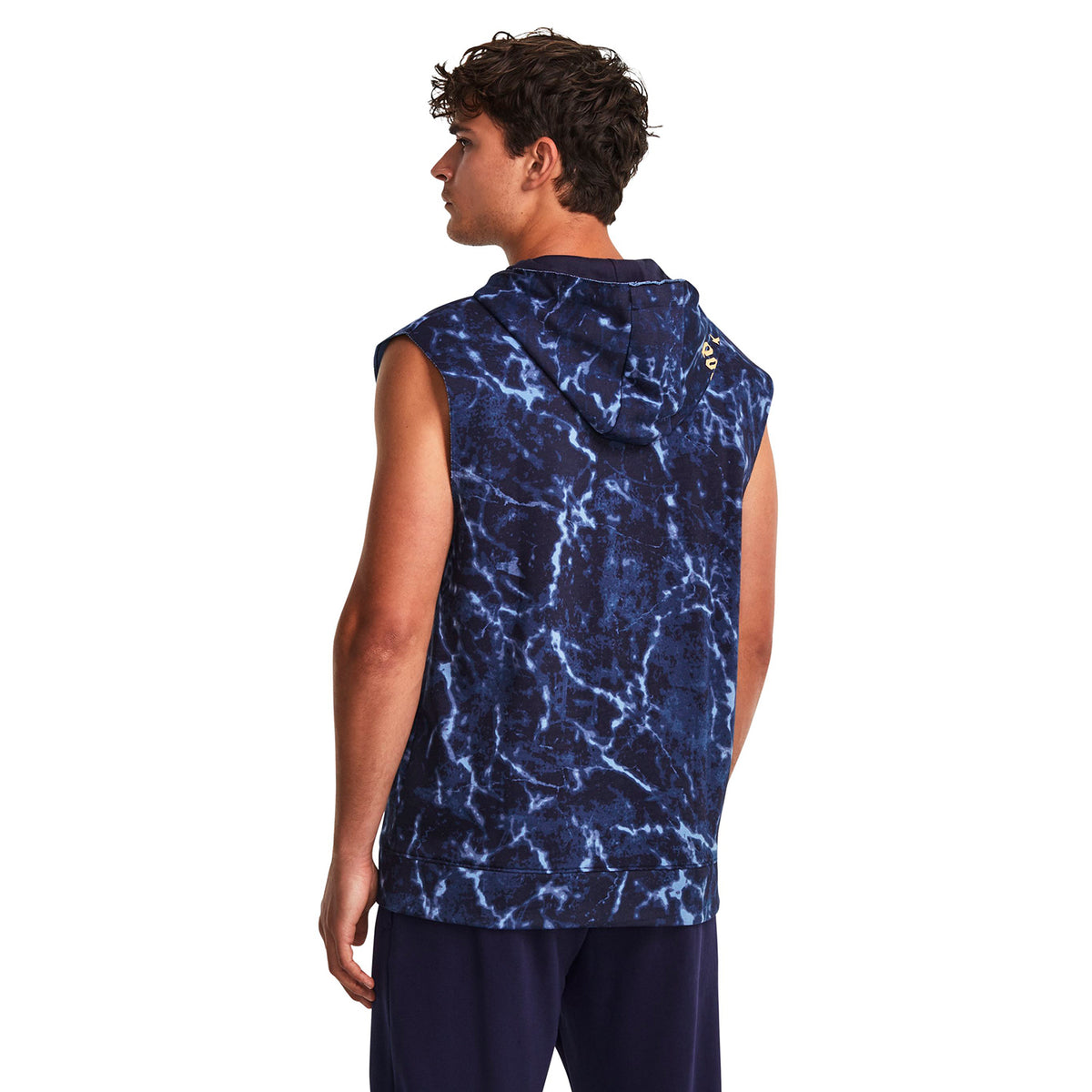 Polerón sin mangas Project Rock Rival para hombre Under Armour