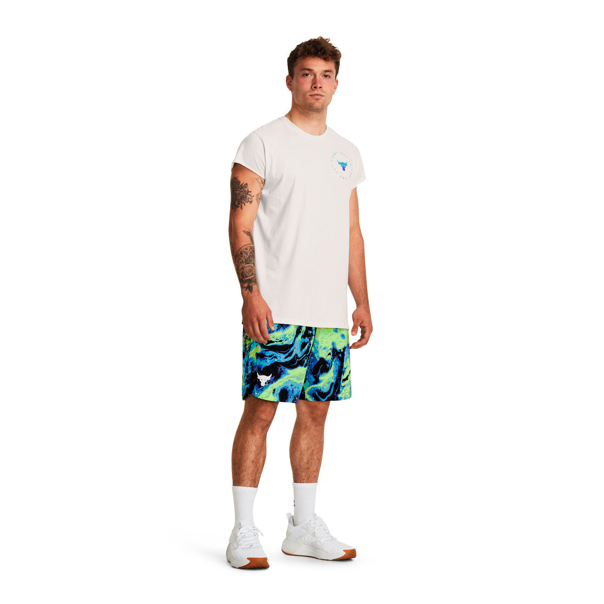 Polera manga corta de Project Rock para hombre Under Armour