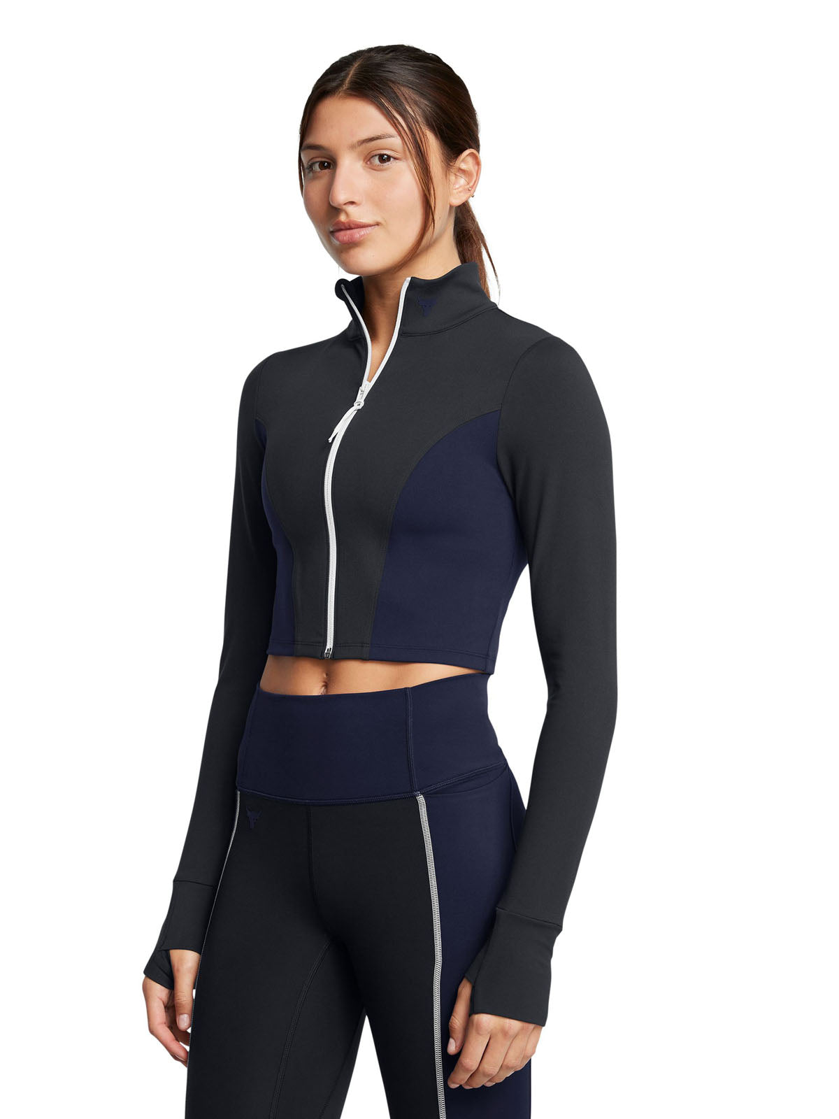 Polerón Project Rock Lets Go UA Crop para mujer