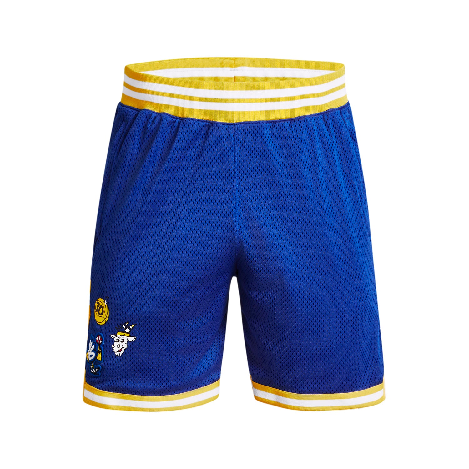 Shorts de malla de curry para hombre Under Armour
