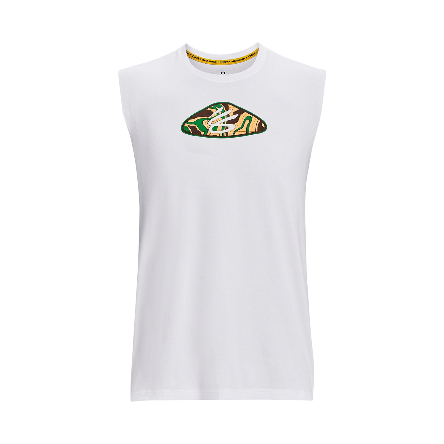 Polera sin mangas Curry para hombre Under Armour