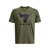 Polera manga corta Project Rock Brahma Bull para hombre Under Armour