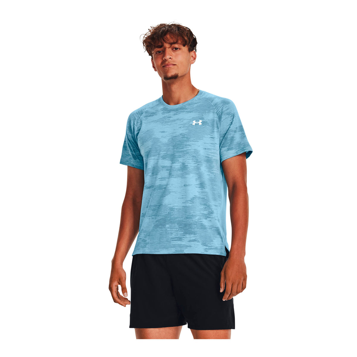 Polera manga corta Streaker Speed Camo para hombre Under Armour