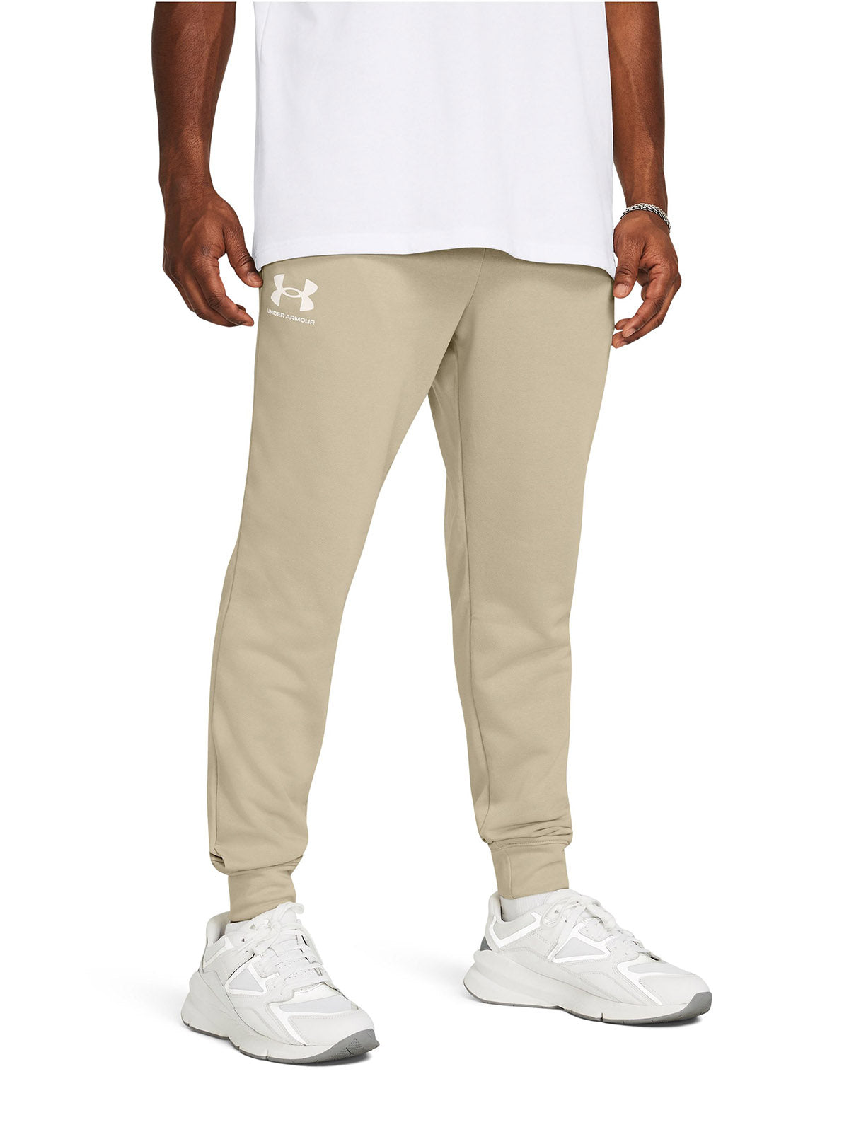 Jogger Under Armour Rival terry café para hombre