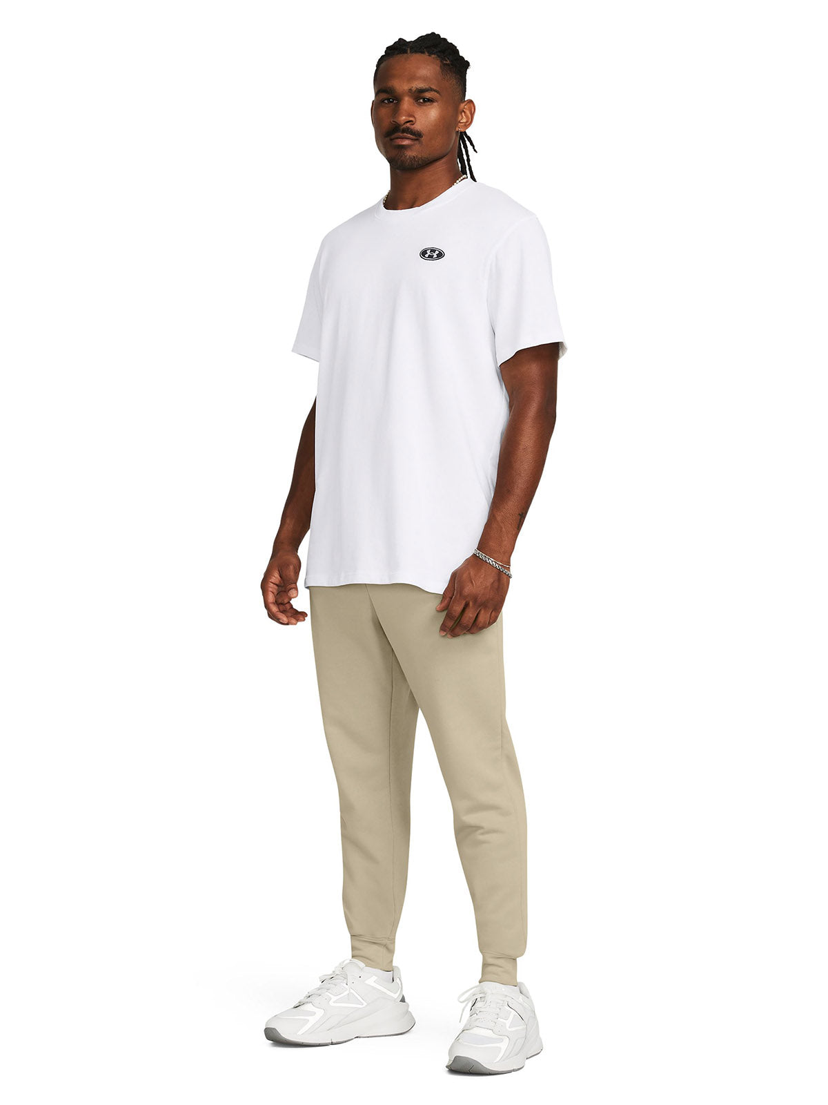 Jogger Under Armour Rival terry café para hombre