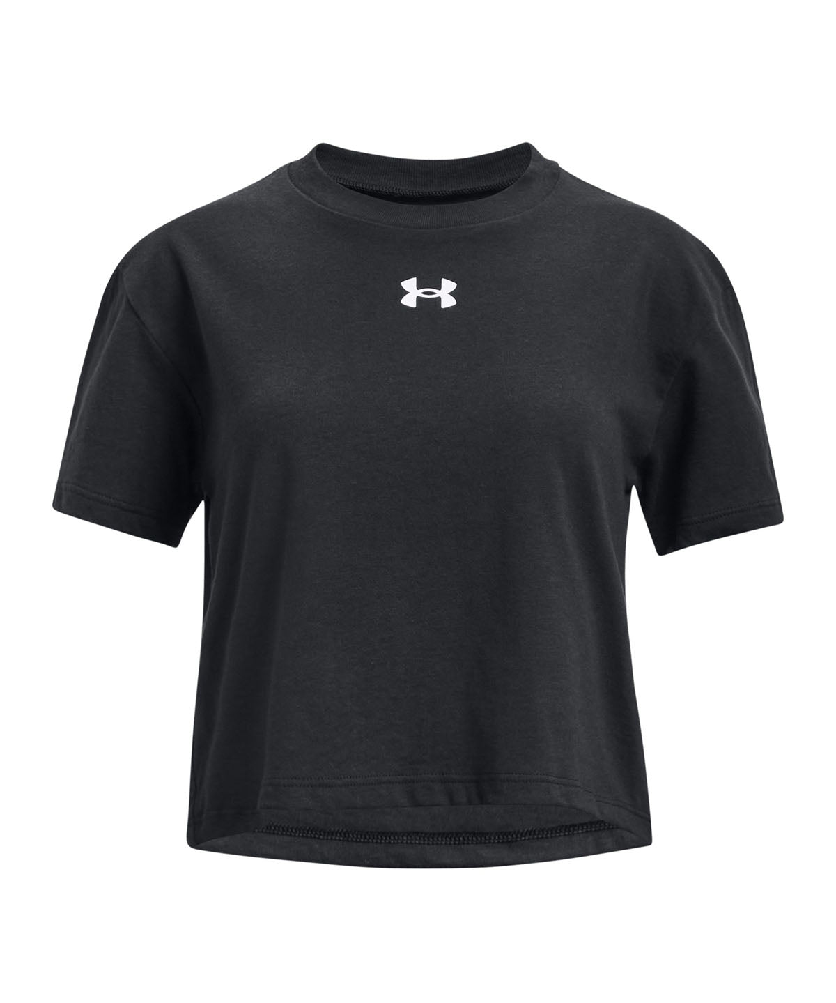 Polera manga corta UA Crop Sportstyle para niña