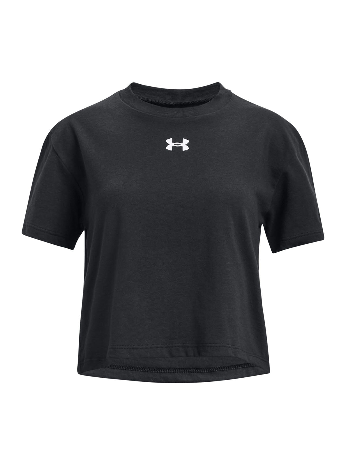 Polera manga corta UA Crop Sportstyle para niña