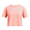 Polera manga corta UA Crop para niña