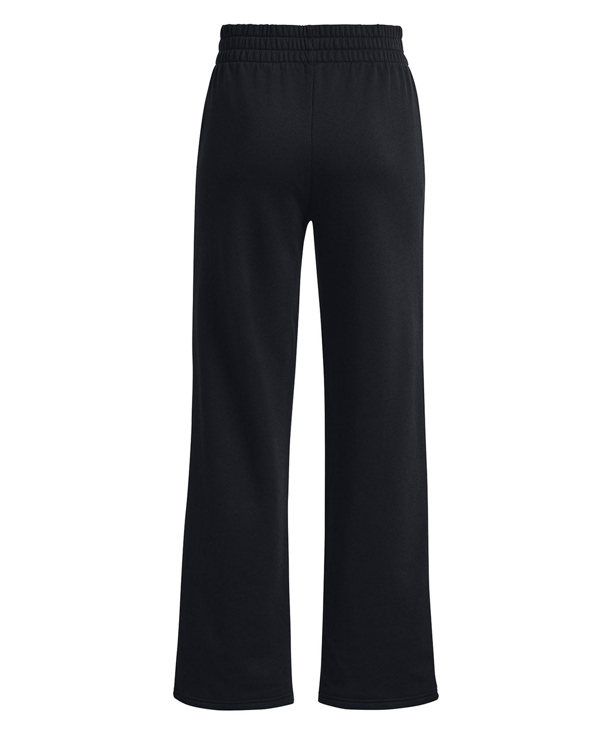 Pantalón UA Rival Fleece Straight Leg negro para mujer