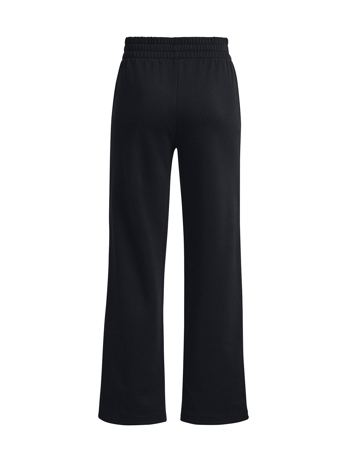 Pantalón UA Rival Fleece Straight Leg negro para mujer