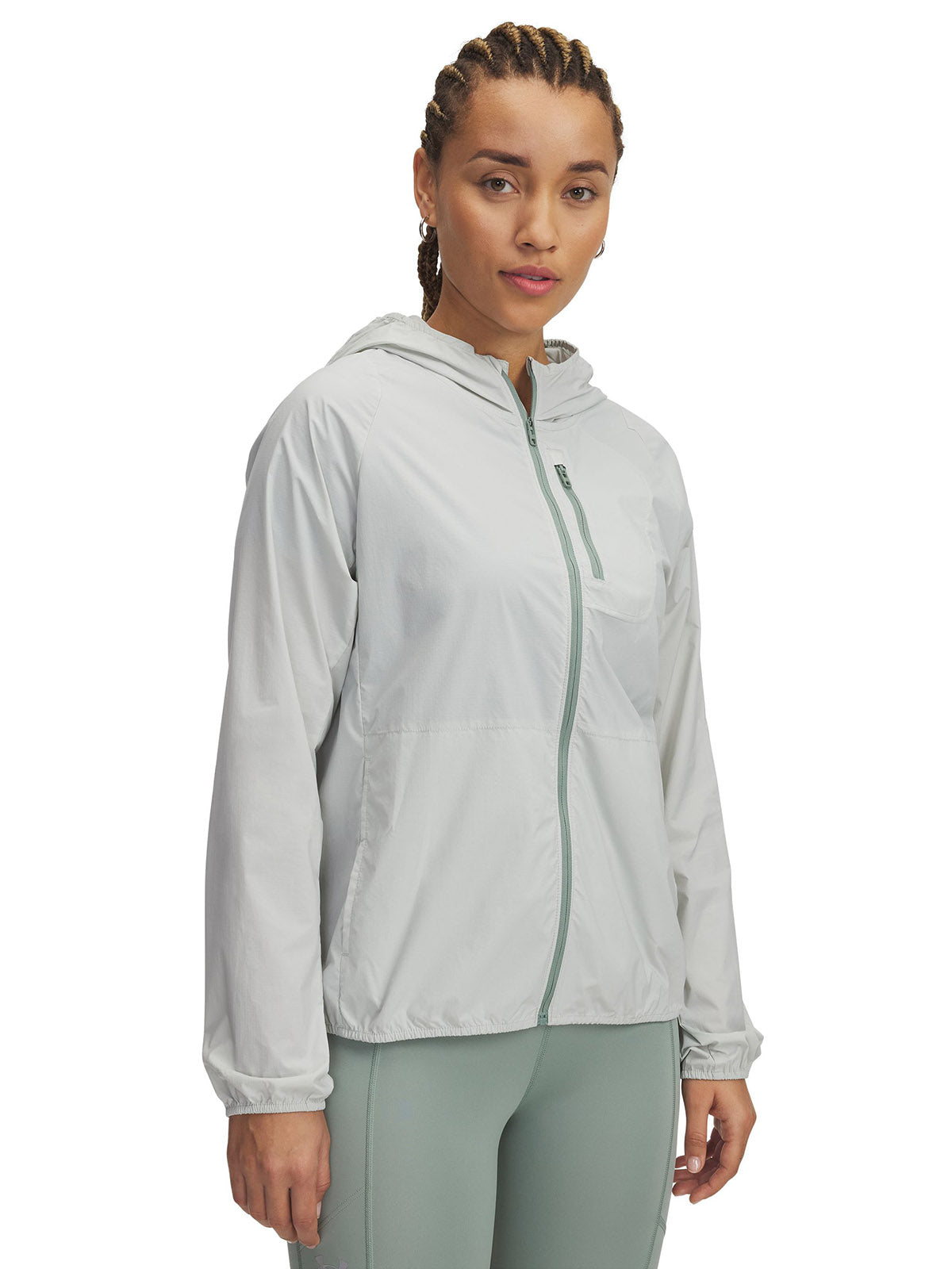 Chaqueta Under Armour launch verde para mujer