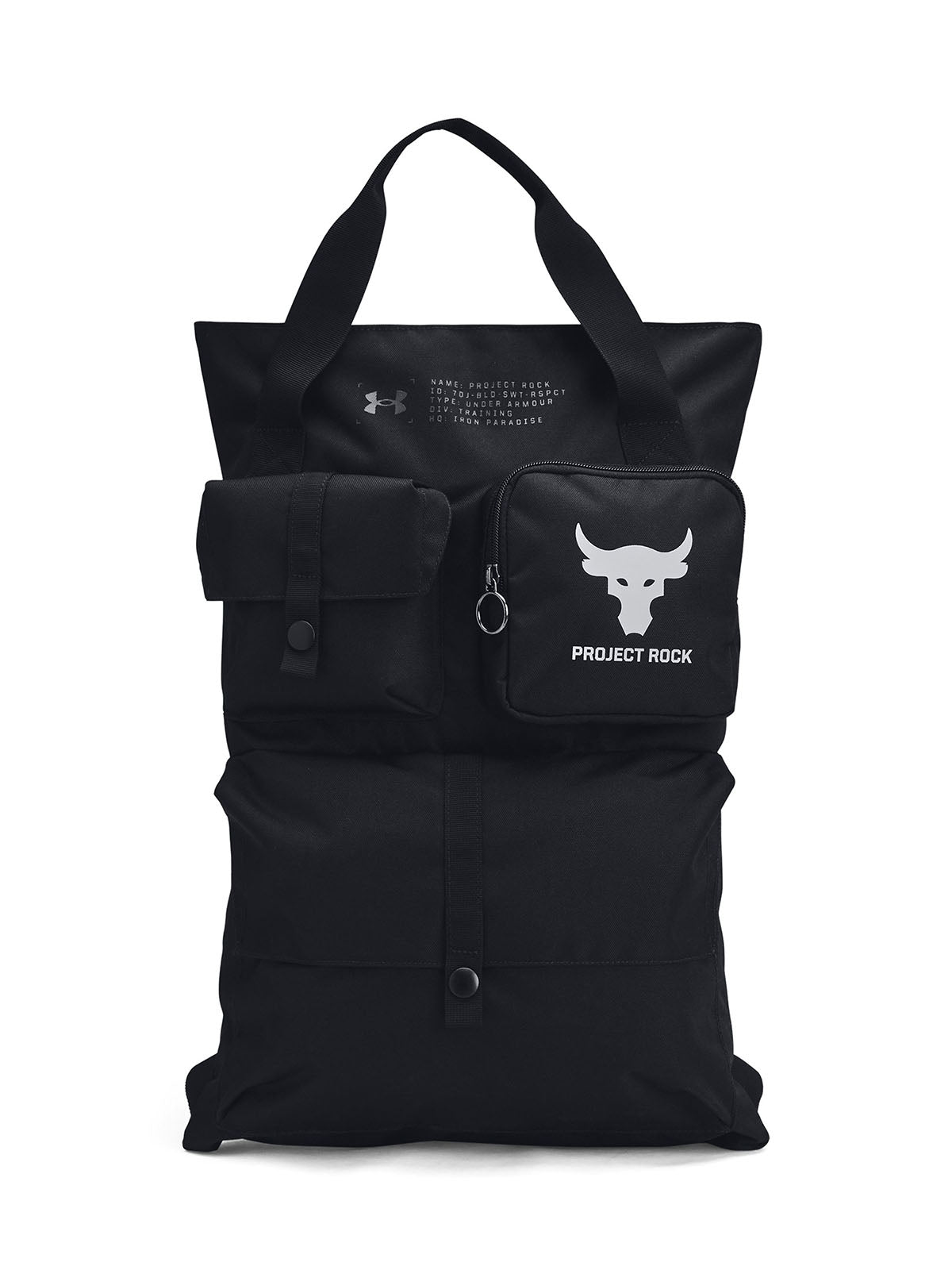 Mochila Project Rock unisex negro Under Armour