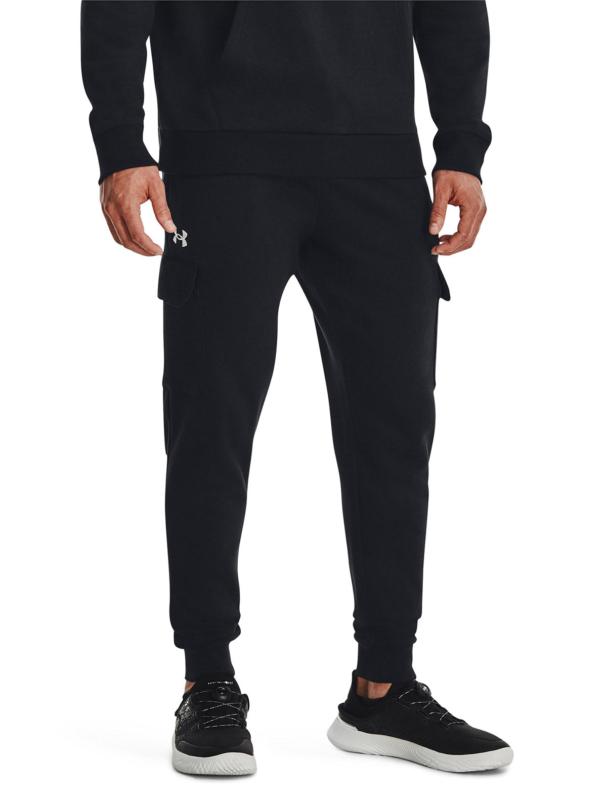 Jogger cargo Under Armour Rival negro para hombres