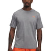 Polera manga corta UA Tech Vent gris para hombre