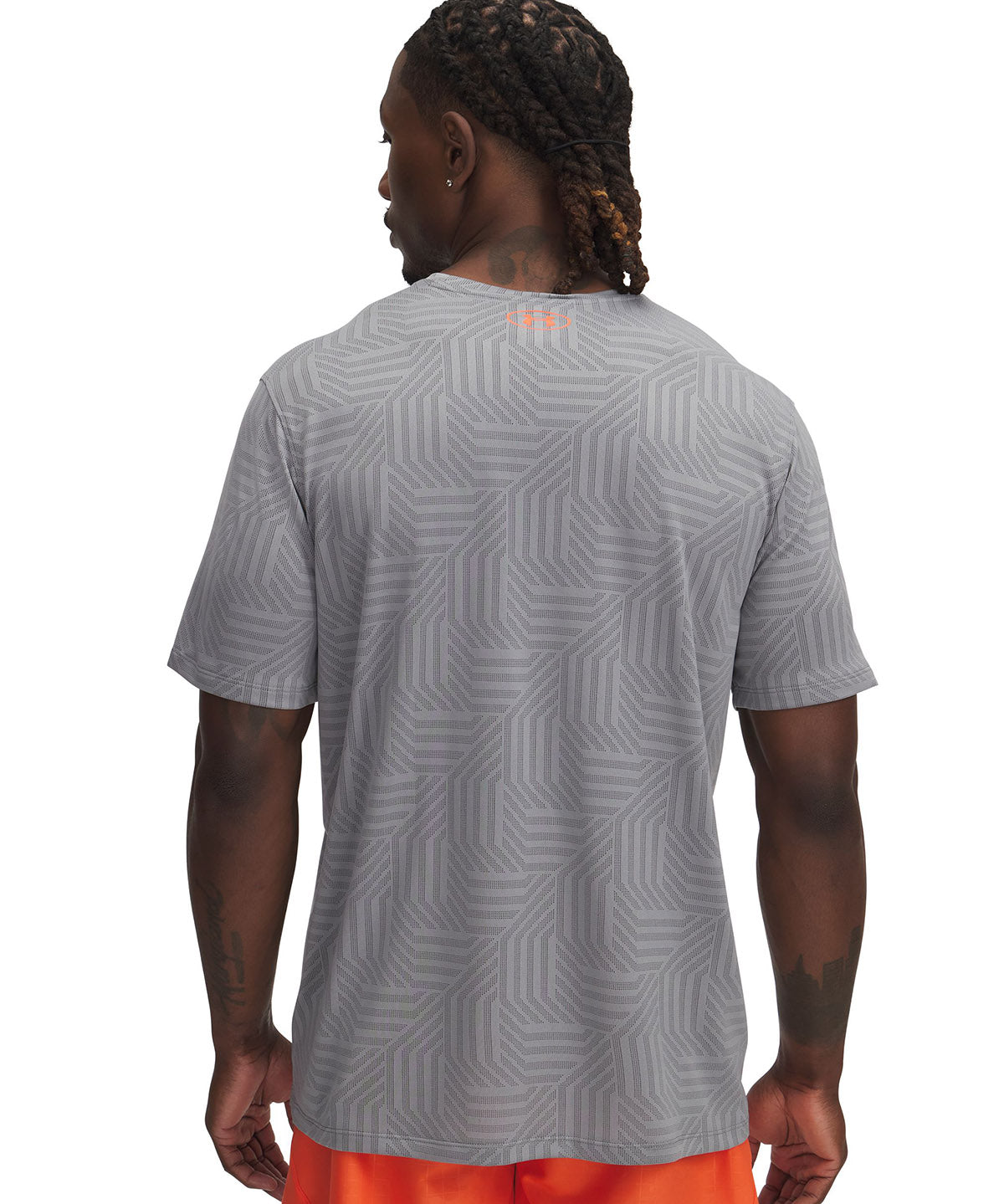 Polera manga corta UA Tech Vent gris para hombre