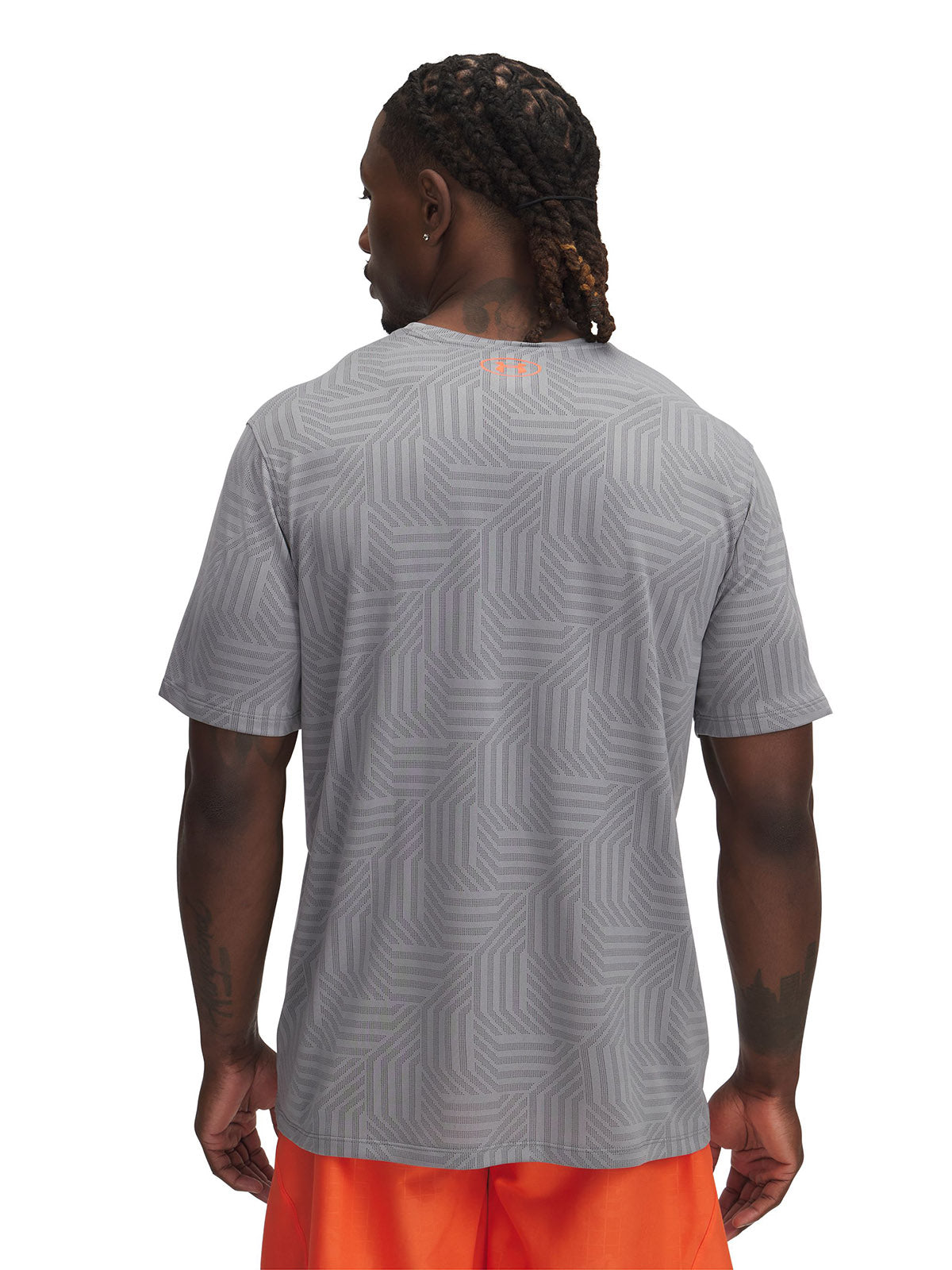 Polera manga corta UA Tech Vent gris para hombre