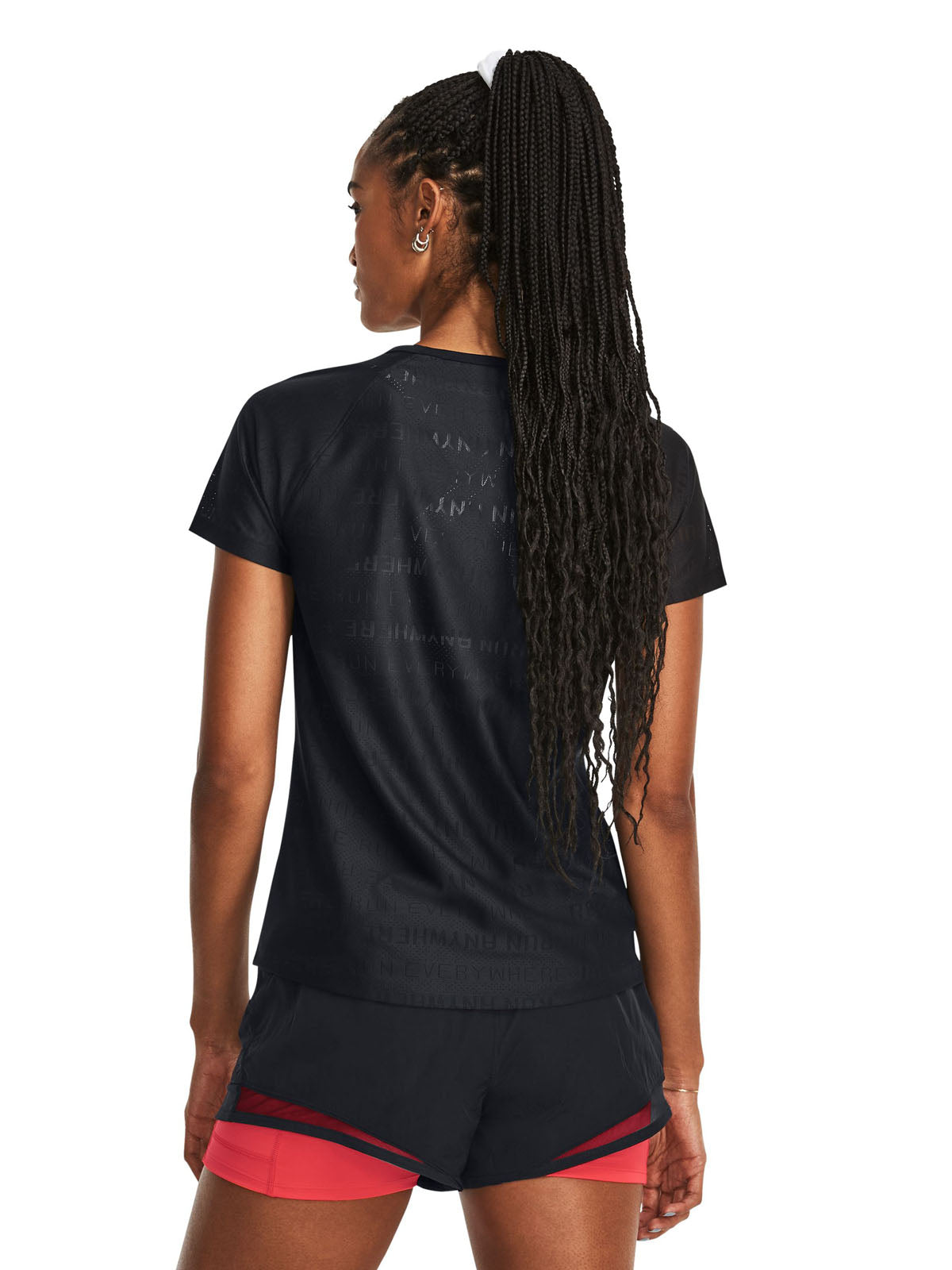 Polera manga corta UA Run Anywhere para mujer