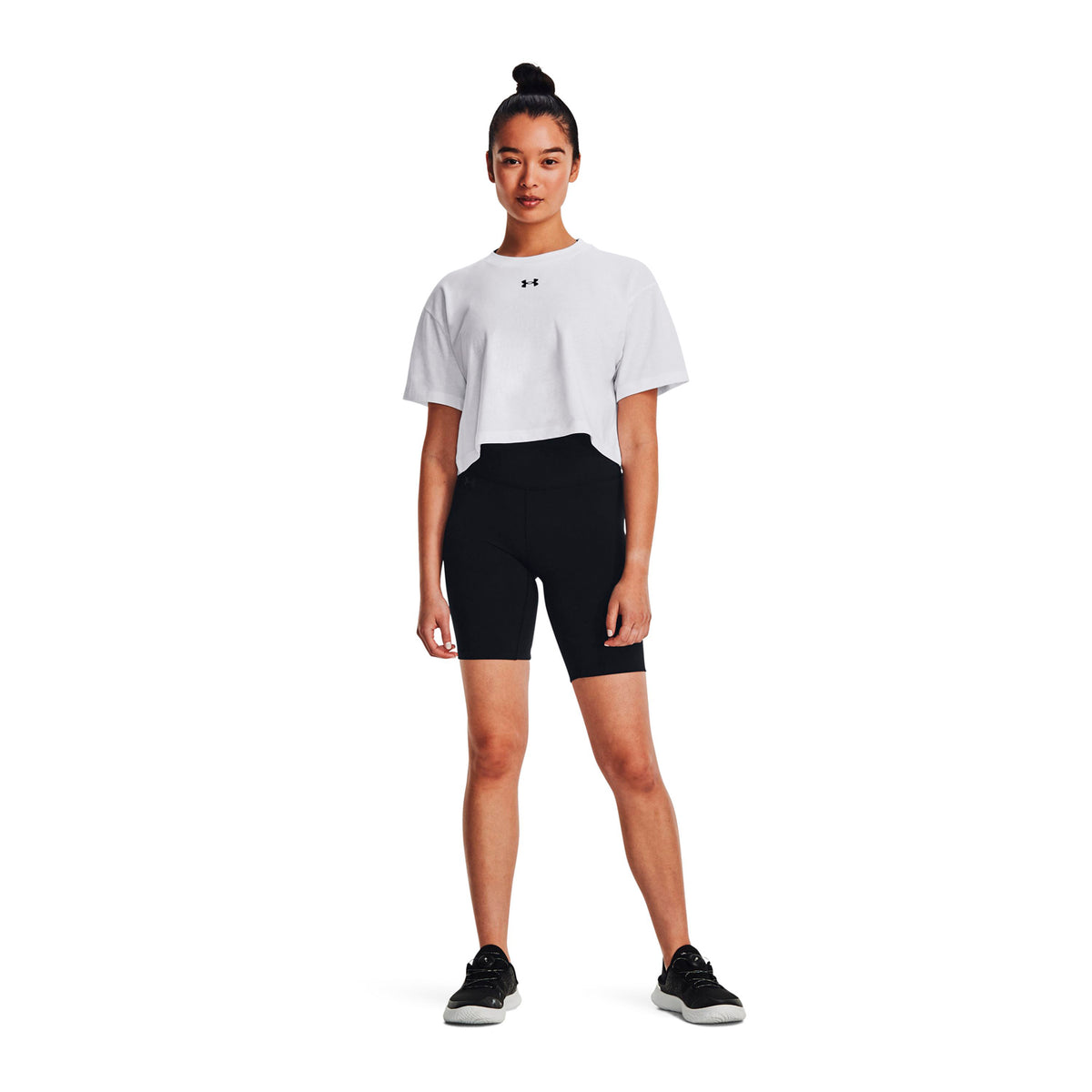 Polera manga corta Crop Sportstyle para mujer Under Armour