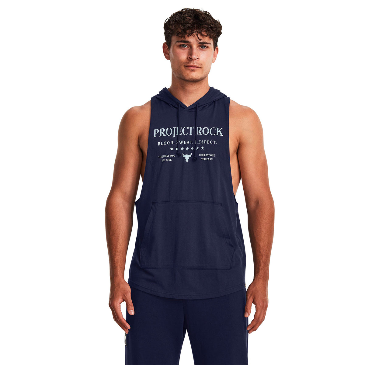 Polerón sin mangas Project Rock para hombre Under Armour