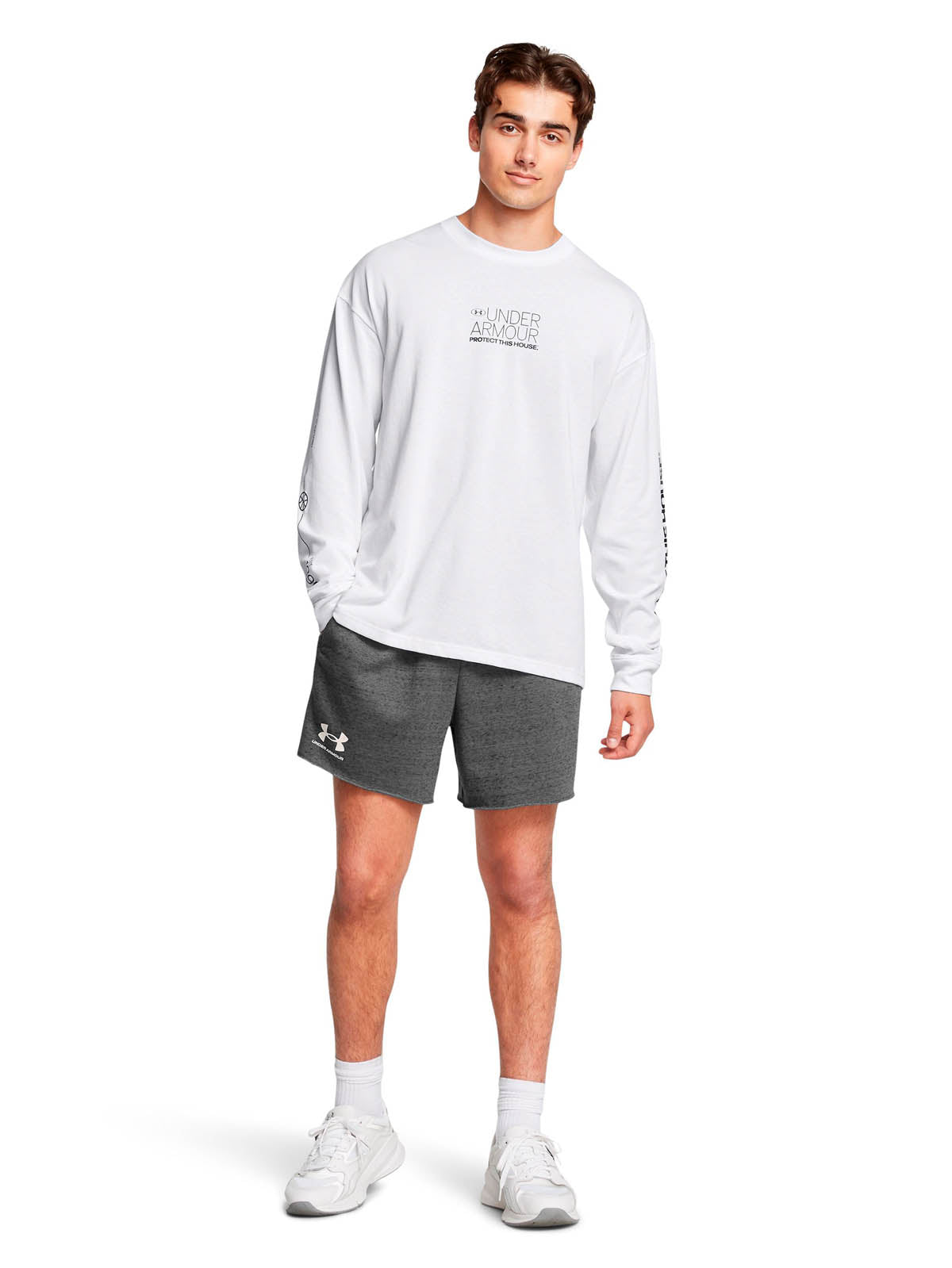 Shorts UA Rival Terry de 6" para hombre