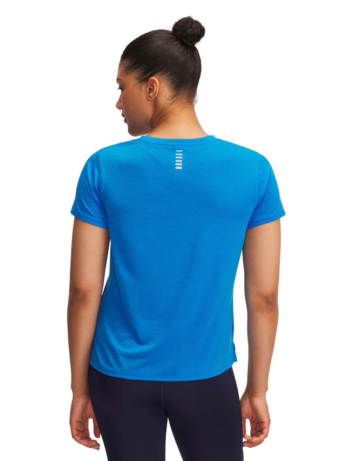 Polera Manga Corta Running para Mujer Launch Azul Under Armour