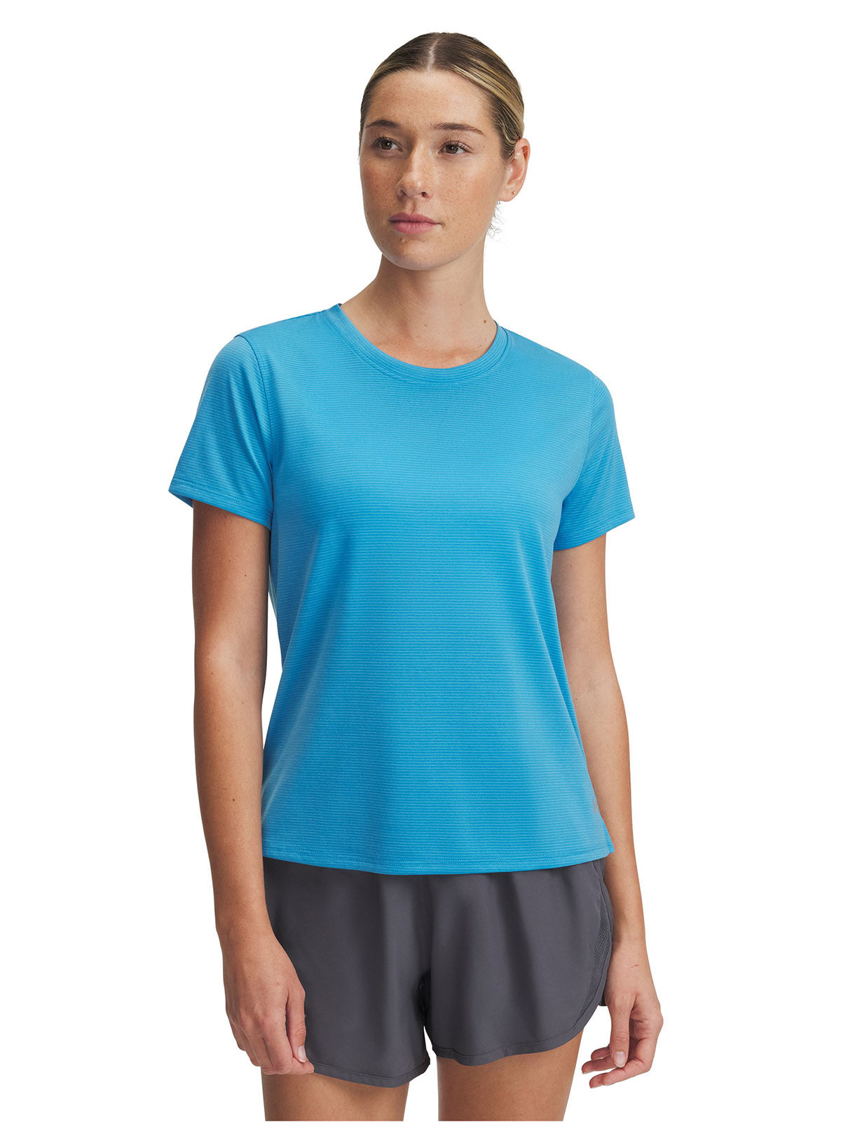 Polera manga corta UA Streaker para mujer