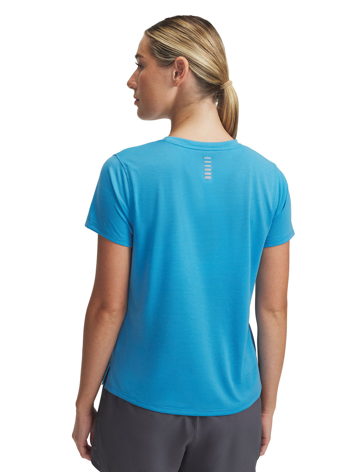 Polera manga corta UA Streaker para mujer