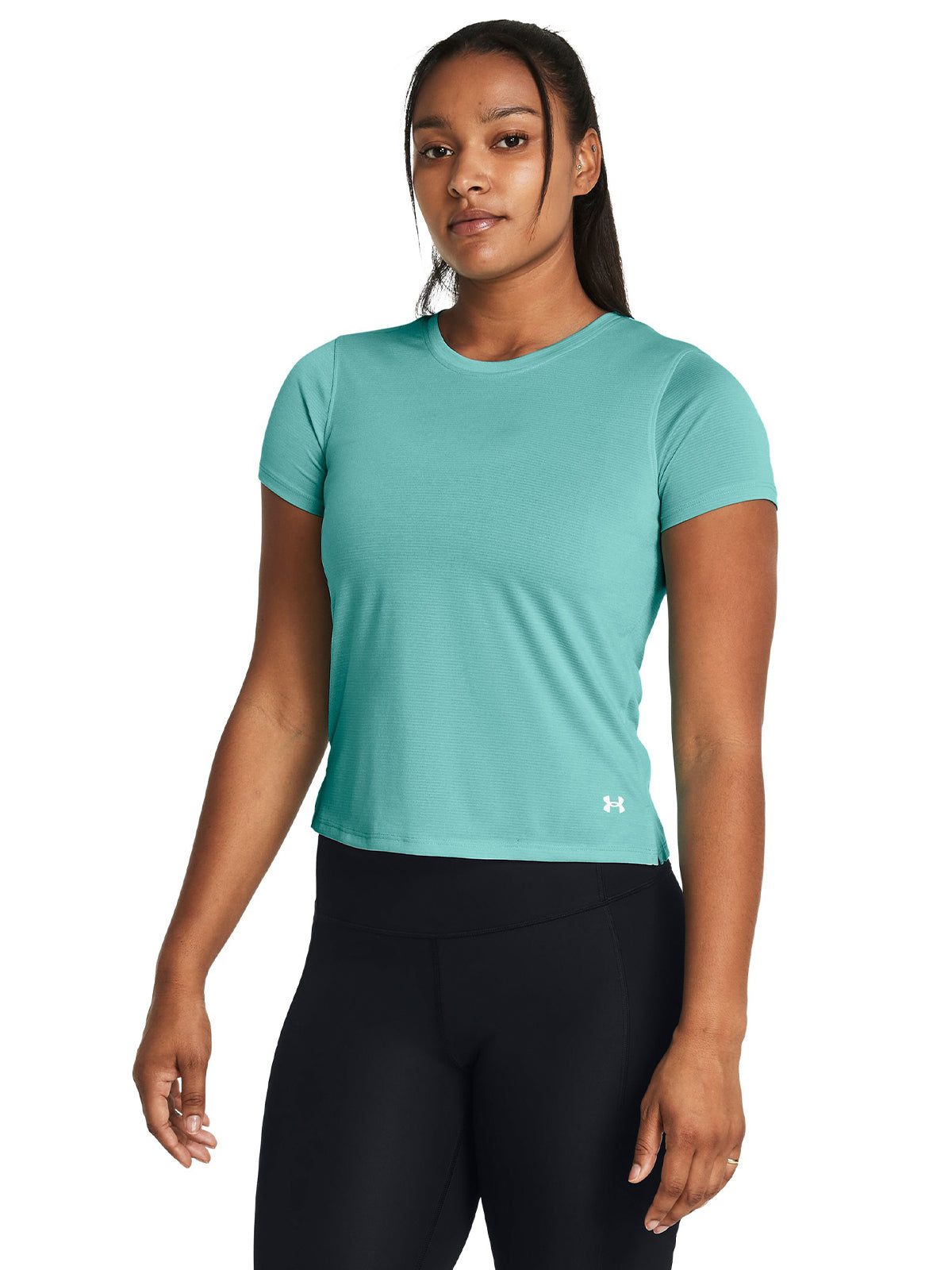 Polera manga corta UA Launch para mujer