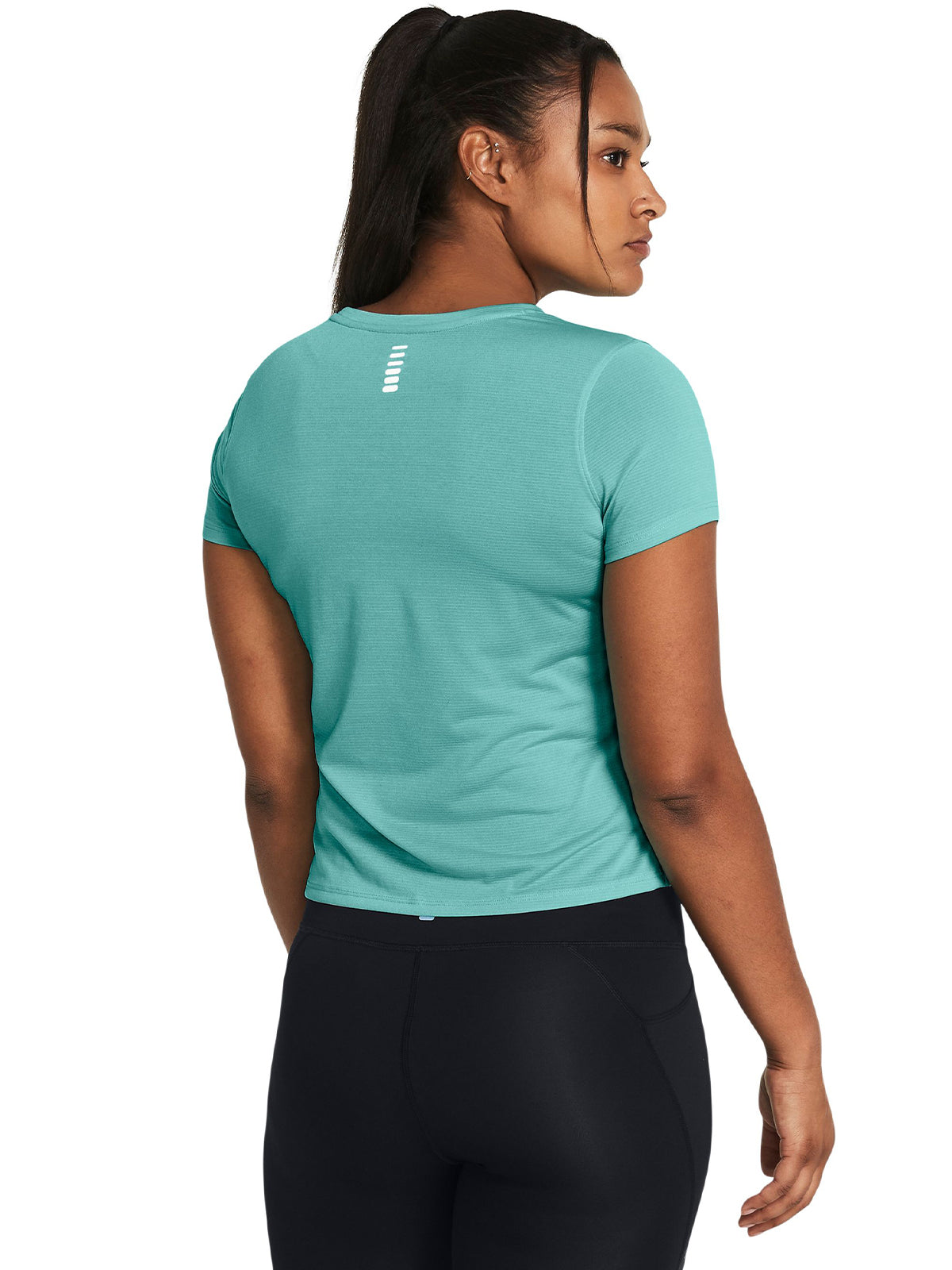 Polera manga corta UA Launch para mujer