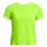 Polera manga corta Under Armour launch amarillo para mujer