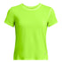 Polera manga corta Under Armour launch amarillo para mujer