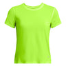 Polera manga corta Under Armour launch amarillo para mujer