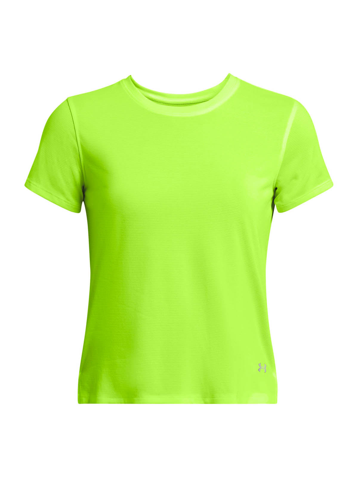 Polera manga corta Under Armour launch amarillo para mujer