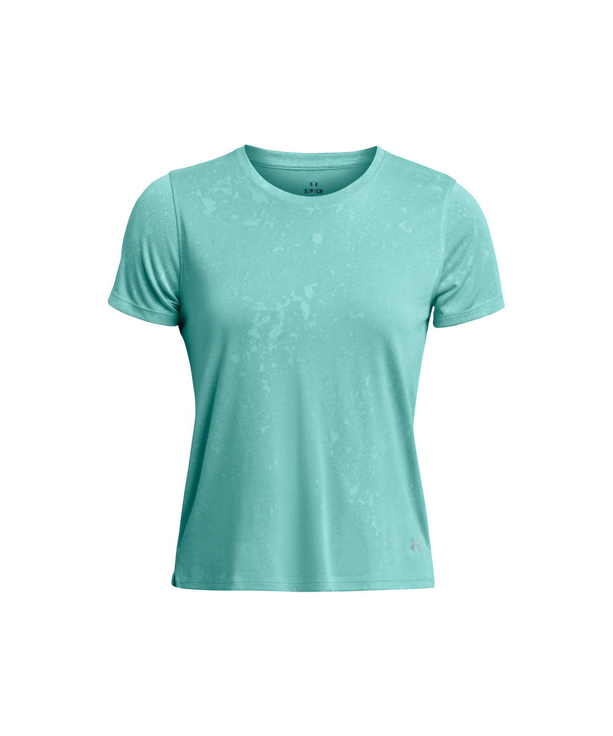 Polera manga corta UA Launch Splatter para mujer