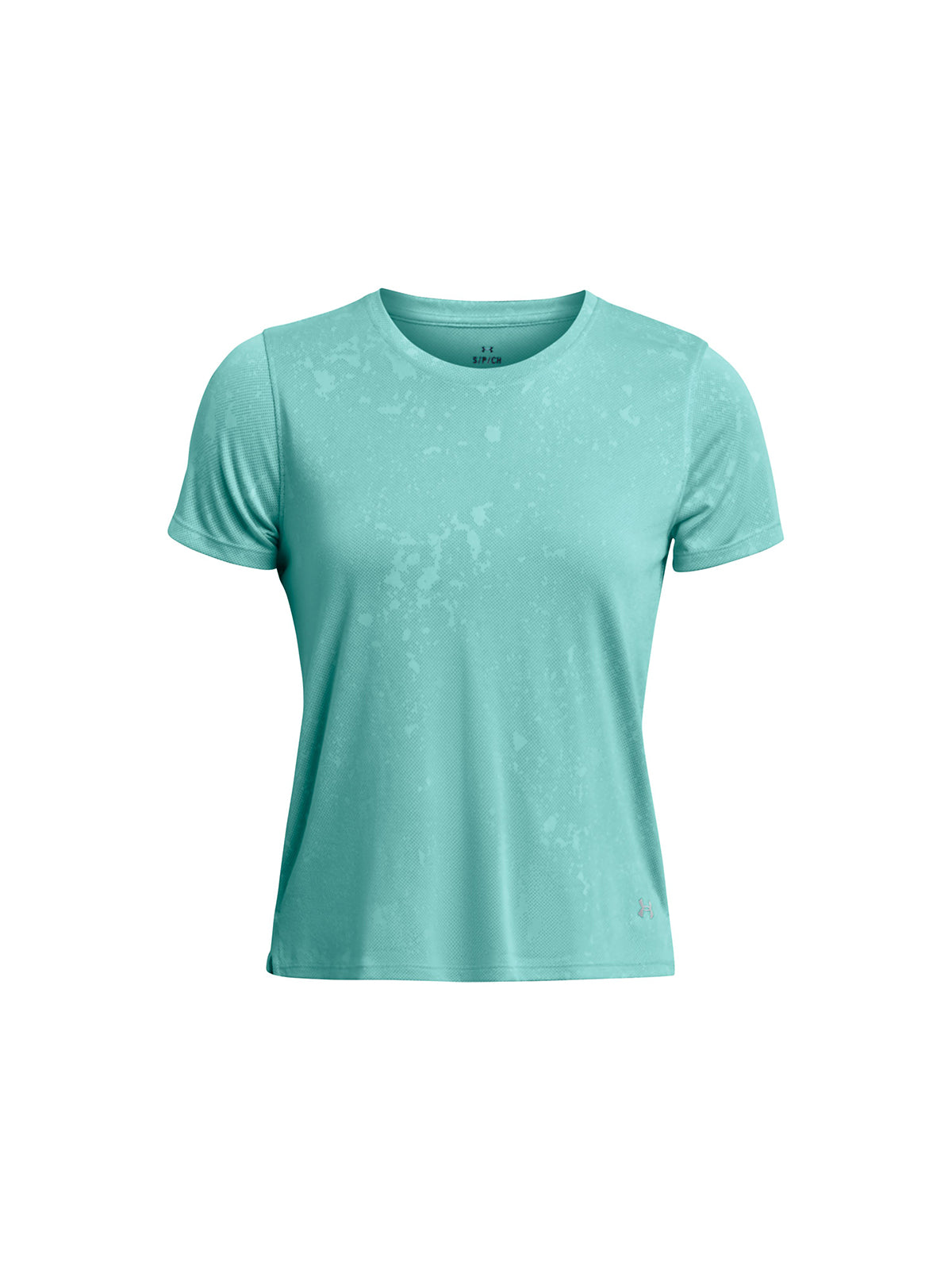 Polera manga corta UA Launch Splatter para mujer