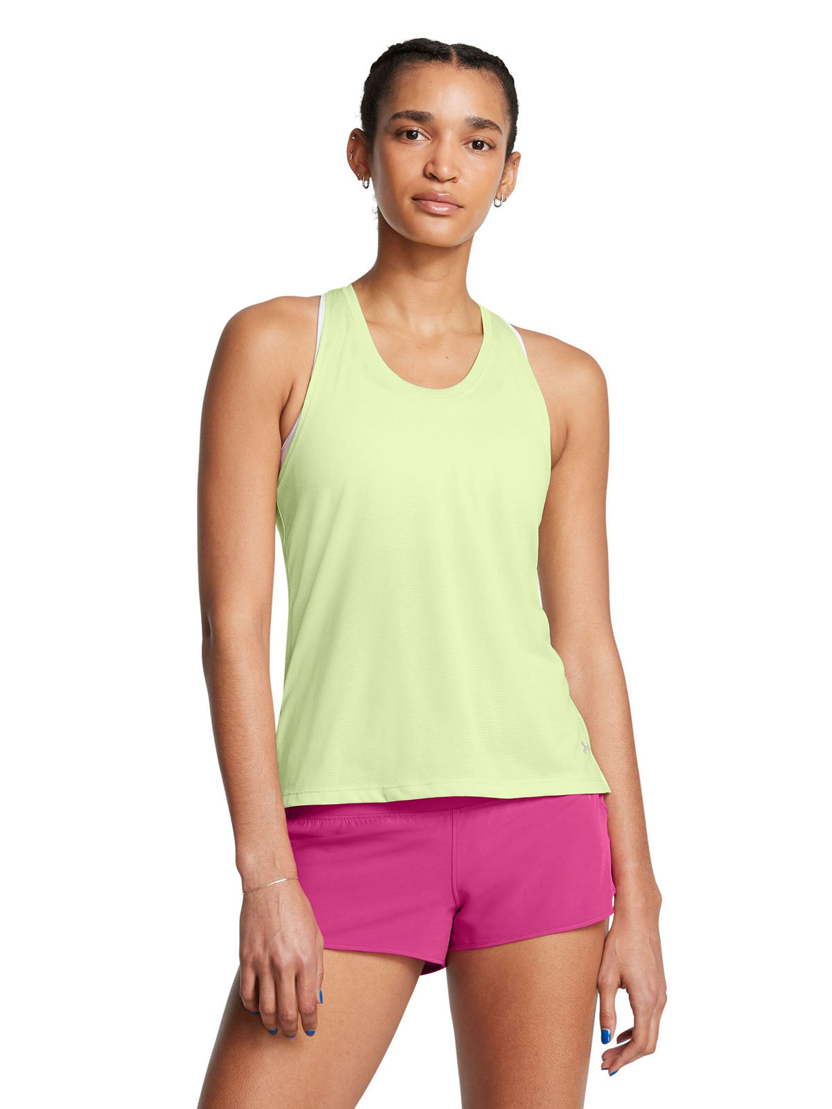 Polera sin mangas Launch UA para mujer