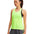 Polera sin mangas Running para mujer Launch amarillo Under Armour.