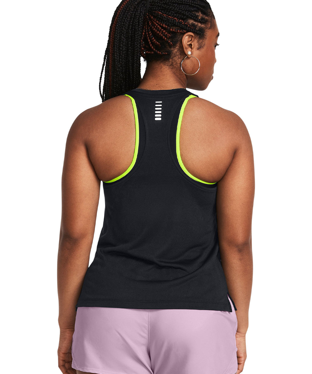 Polera sin mangas UA Launch Splatter para mujer