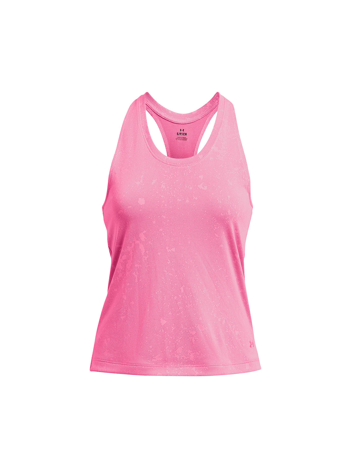 Polera sin mangas UA Launch Splatter para mujer