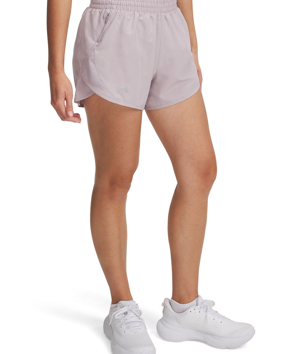 Shorts Under Armour fly-by gris para mujer